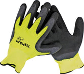 Boss GUARDIAN ANGEL 8412M Gloves, Men's, M, Knit Wrist Cuff, Latex Coating, Polyester Glove, Black